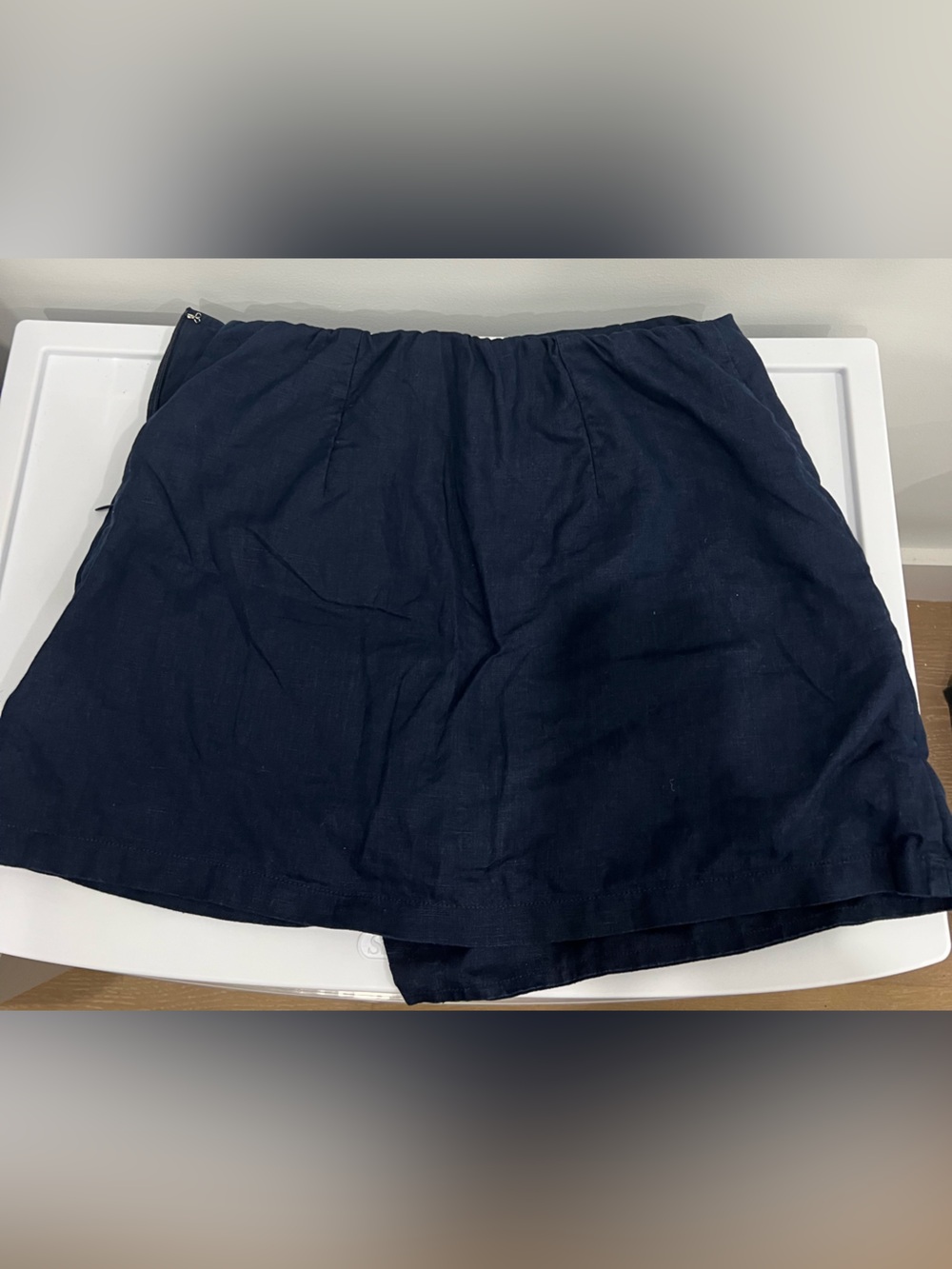 QUINCE 100% European Linen Skort - Picture 9 of 9